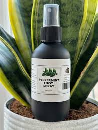 SAGE & STONE APOTHECARY-TOPICALS / PEPPERMINT FOOT SPRAY 4oz
